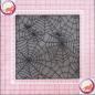 Preview: Spinnennetz Organza schwarz